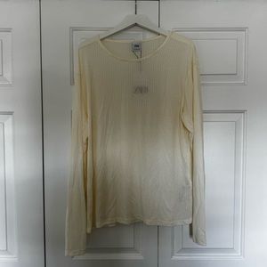 Zara Men’s Lightweight Cream Long Sleeve
